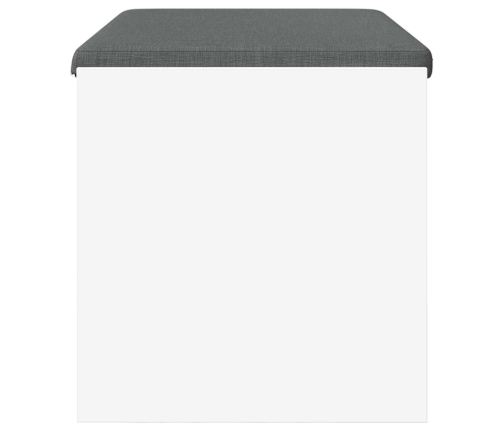 Zāles Sols Ar Spilvenu Balts 80 X 38 X 46 Cm Vidaxl