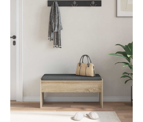 Zāles Sols Ar Spilvenu Sonoma Ozols 83 X 38 X 40 Cm Vidaxl