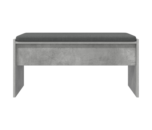 Zāles Sols Ar Spilvenu Betona Pelēks 83 X 38 X 40 Cm Vidaxl