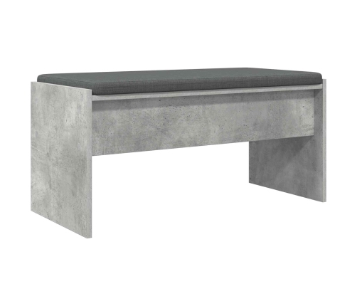 Zāles Sols Ar Spilvenu Betona Pelēks 83 X 38 X 40 Cm Vidaxl