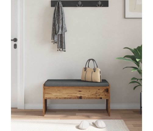 Zāles Sols Ar Spilvenu Vecs Koks 83 X 38 X 40 Cm Vidaxl