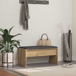 Zāles Sols Ar Spilvenu Artisānā Ozols 83 X 38 X 40 Cm Vidaxl