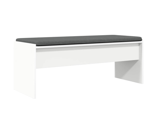 Zāles Sols Ar Spilvenu Balts 103 X 38 X 40 Cm Vidaxl