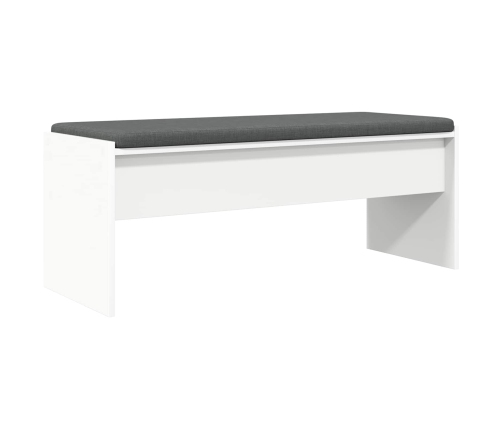 Zāles Sols Ar Spilvenu Balts 103 X 38 X 40 Cm Vidaxl