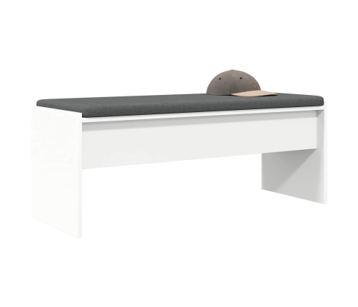 Zāles Sols Ar Spilvenu Balts 103 X 38 X 40 Cm Vidaxl