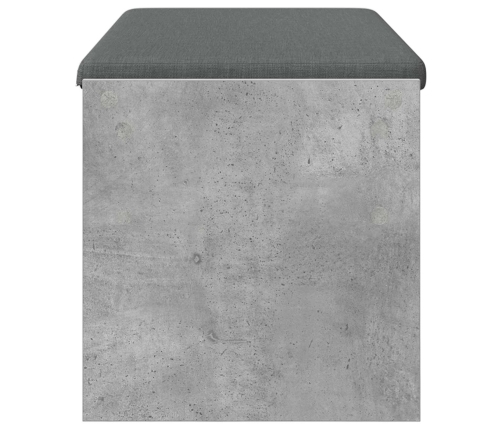 Zāles Sols Ar Spilvenu Betona Pelēks 103 X 38 X 40 Cm Vidaxl