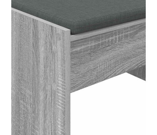 Zāles Sols Ar Spilvenu Pelēks Sonoma 103 X 38 X 40 Cm Vidaxl