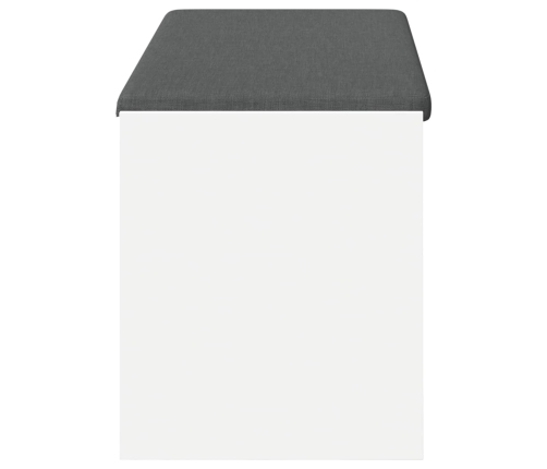 Zāles Sols Ar Spilvenu Ar Plauktu Balts 103 X 38 X 45 Cm Vidaxl