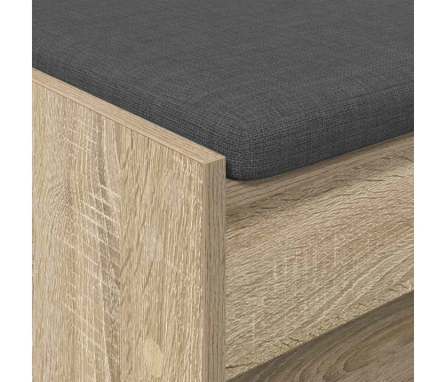 Zāles Sols Ar Spilvenu Ar Plauktu Sonoma Ozols 103 X 38 X 45 Cm Vidaxl