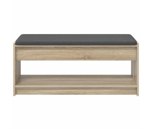 Zāles Sols Ar Spilvenu Ar Plauktu Sonoma Ozols 103 X 38 X 45 Cm Vidaxl