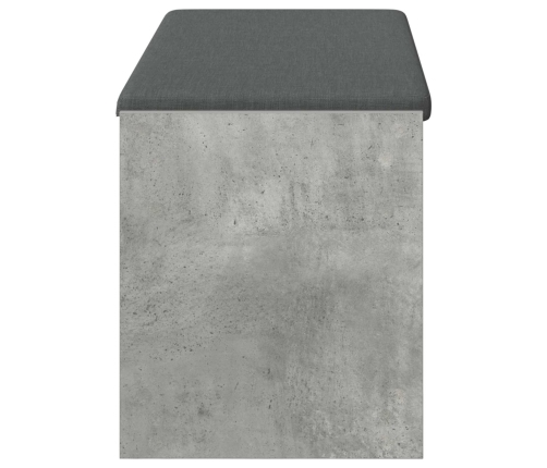 Zāles Sols Ar Spilvenu Betona Pelēks 103 X 38 X 45 Cm Vidaxl