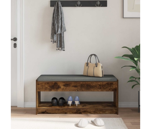 Zāles Sols Ar Spilvenu Ar Plauktu Dūmaka Ozols 103 X 38 X 45 Cm Vidaxl