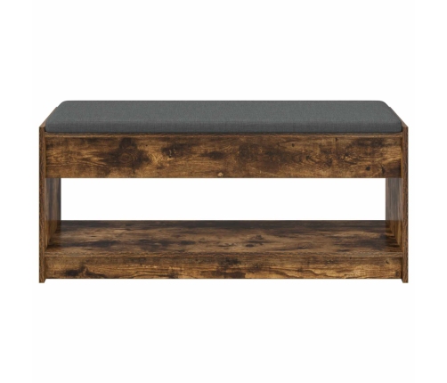 Zāles Sols Ar Spilvenu Ar Plauktu Dūmaka Ozols 103 X 38 X 45 Cm Vidaxl