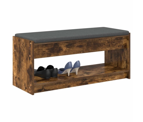 Zāles Sols Ar Spilvenu Ar Plauktu Dūmaka Ozols 103 X 38 X 45 Cm Vidaxl