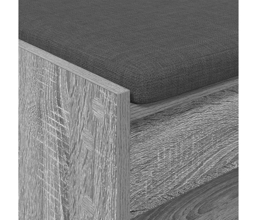 Zāles Sols Ar Spilvenu Pelēks Sonoma 103 X 38 X 45 Cm Vidaxl