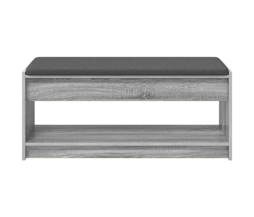 Zāles Sols Ar Spilvenu Pelēks Sonoma 103 X 38 X 45 Cm Vidaxl