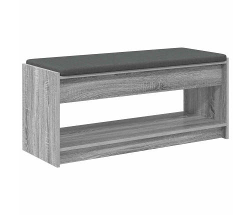 Zāles Sols Ar Spilvenu Pelēks Sonoma 103 X 38 X 45 Cm Vidaxl