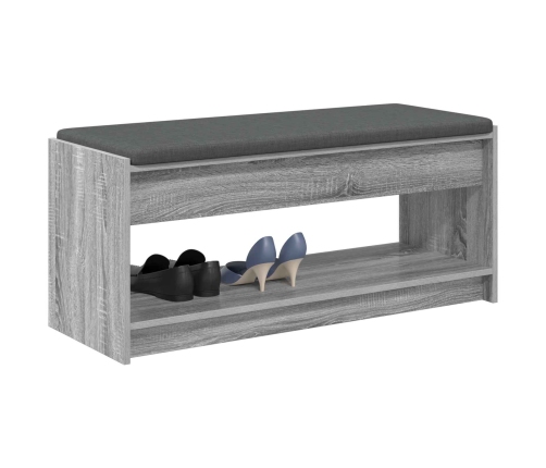 Zāles Sols Ar Spilvenu Pelēks Sonoma 103 X 38 X 45 Cm Vidaxl