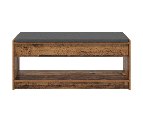 Zāles Sols Ar Spilvenu Ar Plauktu Vecs Koks 103 X 38 X 45 Cm Vidaxl