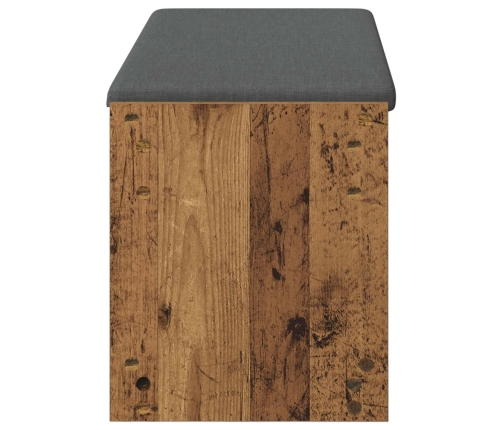 Zāles Sols Ar Spilvenu Ar Plauktu Vecs Koks 103 X 38 X 45 Cm Vidaxl