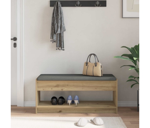 Zāles Sols Ar Spilvenu Artisānā Ozols 103 X 38 X 45 Cm Vidaxl