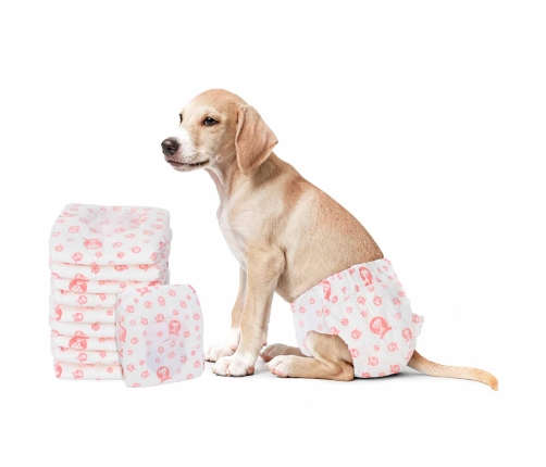 Vienreizējās Lietošanas Suņu Autiņbikses Mātītēm 50 Pcs Xs Vidaxl