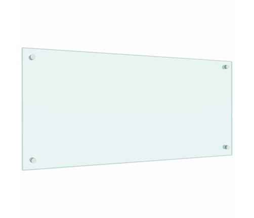 Virtuves Aizsargpanelis 2 Pcs Balts 90 X 40 Cm Rūdīts Stikls Vidaxl
