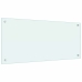 Virtuves Aizsargpanelis 2 Pcs Balts 90 X 40 Cm Rūdīts Stikls Vidaxl