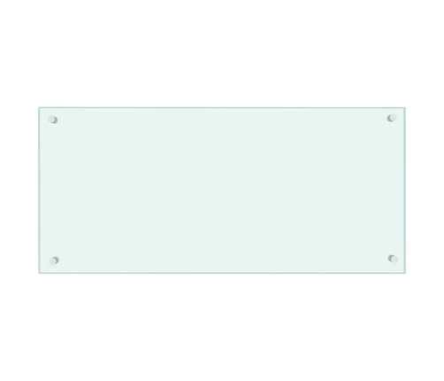 Virtuves Aizsargpanelis 2 Pcs Balts 90 X 40 Cm Rūdīts Stikls Vidaxl