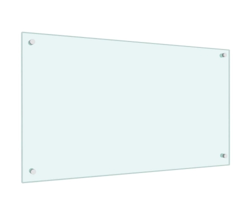 Virtuves Aizsargpanelis 2 Pcs Balts 90 X 50 Cm Rūdīts Stikls Vidaxl
