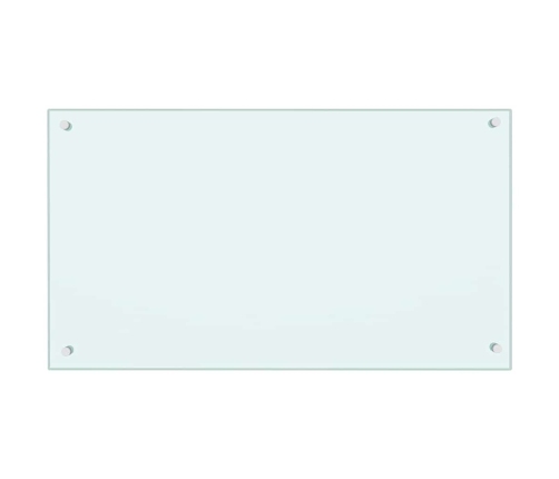 Virtuves Aizsargpanelis 2 Pcs Balts 90 X 50 Cm Rūdīts Stikls Vidaxl
