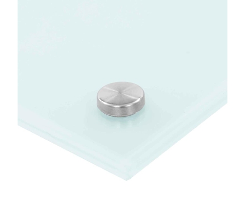 Virtuves Aizsargpanelis 2 Pcs Balts 90 X 60 Cm Rūdīts Stikls Vidaxl