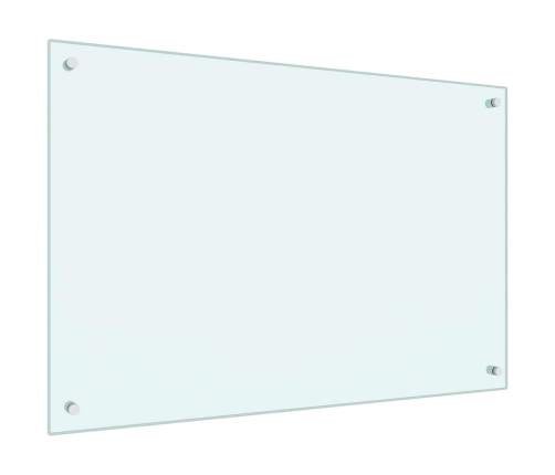 Virtuves Aizsargpanelis 2 Pcs Balts 90 X 60 Cm Rūdīts Stikls Vidaxl