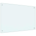 Virtuves Aizsargpanelis 2 Pcs Balts 90 X 60 Cm Rūdīts Stikls Vidaxl