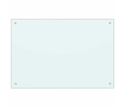 Virtuves Aizsargpanelis 2 Pcs Balts 90 X 60 Cm Rūdīts Stikls Vidaxl