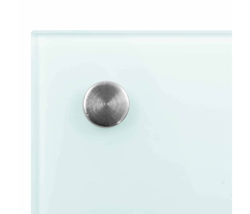 Virtuves Aizsargpanelis 2 Pcs Balts 100 X 50 Cm Rūdīts Stikls Vidaxl