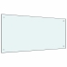 Virtuves Aizsargpanelis 2 Pcs Balts 100 X 50 Cm Rūdīts Stikls Vidaxl