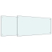 Virtuves Aizsargpanelis 2 Pcs Balts 100 X 50 Cm Rūdīts Stikls Vidaxl