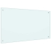 Virtuves Aizsargpanelis 2 Pcs Balts 100 X 60 Cm Rūdīts Stikls Vidaxl