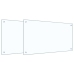 Virtuves Aizsargpanelis 2 Pcs Caurspīdīgs 90 X 50 Cm Vidaxl
