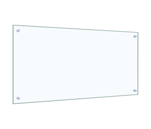 Virtuves Aizsargpanelis 2 Pcs Caurspīdīgs 100 X 50 Cm Vidaxl