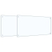 Virtuves Aizsargpanelis 2 Pcs Caurspīdīgs 100 X 50 Cm Vidaxl