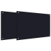 Virtuves Aizsargpanelis 2 Pcs Melna 90 X 60 Cm Rūdīts Stikls Vidaxl