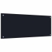 Virtuves Aizsargpanelis 2 Pcs Melna 100 X 40 Cm Rūdīts Stikls Vidaxl