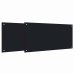 Virtuves Aizsargpanelis 2 Pcs Melna 100 X 50 Cm Rūdīts Stikls Vidaxl