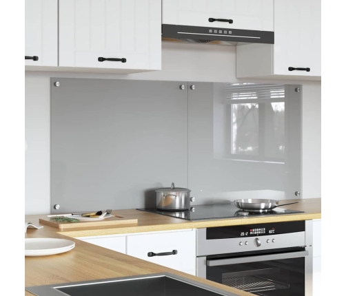 Virtuves Aizsargpanelis 2 Pcs Gaiši Pelēks 70 X 60 Cm Vidaxl