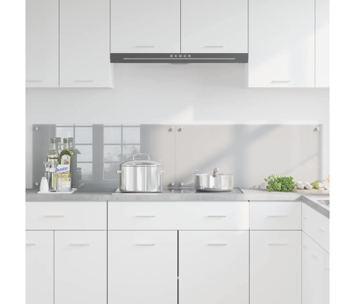 Virtuves Aizsargpanelis 2 Pcs Gaiši Pelēks 90 X 40 Cm Vidaxl