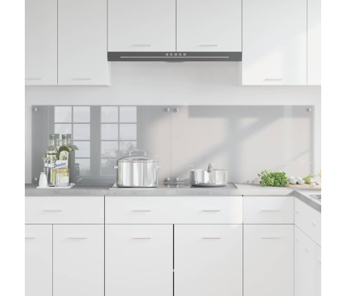 Virtuves Aizsargpanelis 2 Pcs Gaiši Pelēks 90 X 50 Cm Vidaxl