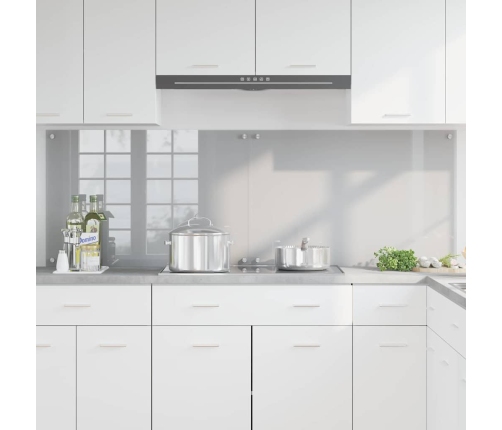 Virtuves Aizsargpanelis 2 Pcs Gaiši Pelēks 90 X 60 Cm Vidaxl