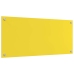 Virtuves Aizsargpanelis 2 Pcs Dzeltena 90 X 40 Cm Rūdīts Stikls Vidaxl
